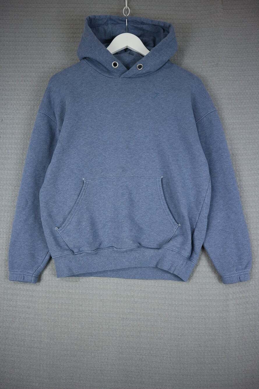 Gymshark Womens Light blue cotton pullover Hoodie XS
